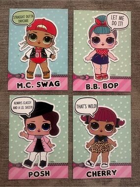 L.O.L Surprise! (4) Collector Cards